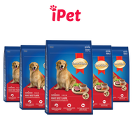 5 Gói Thức Ăn Hạt Khô Smartheart Vị Thịt Bò Nướng Cho Chó Lớn 400GR - iPet Shop