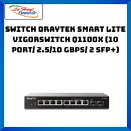 Switch DrayTek Smart Lite VigorSwitch Q1100x (10 ports/ 2.5/10 Gbps/ 2 SFP+) - Genuine Product