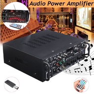 bluetooth 2.0 2000W Audio Power HiFi Amplifier 326BT 12V/220V AV Amp Speaker Remote Control