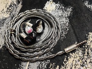 敬師禮 三層金銀銅石墨烯屏蔽線 耳機線 升級線 mmcx 0.78 cm 4.4mm 3.5mm