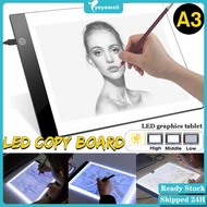 A3 A4 LED Light Drawing Pad Digital Graphic Tablet A3 A4 Stencil Drawing Board Tablet Painting Board