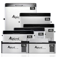 Ready Stock alpicool C Series C20  C30  C50  C75 Portable Car Fridge Freezer Suitable for Picnic or Travel