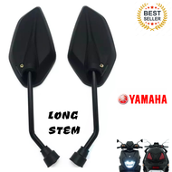 YAMAHA YTX 125  - MOTORCYCLE SIDE MIRROR BLACK | LONG STEM/STANDARD SIZE | DAHON TYPE | ACCESSORIES |(BIG)