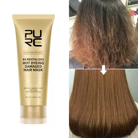 PURC 8 Seconds Repair Damaged Hair Mask Smoothing Soften Deep Conditioner Keratin Hair Treatment Str