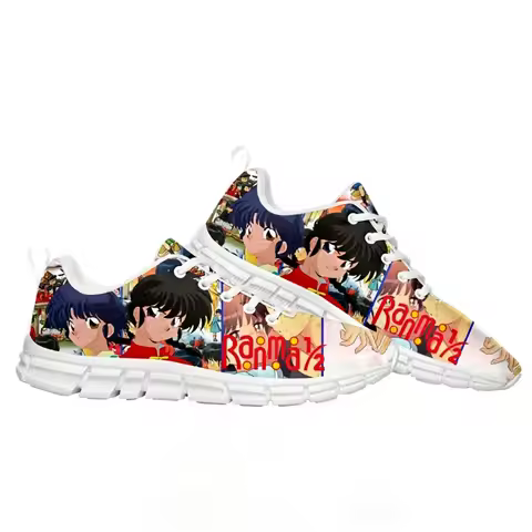 Ranma 1/2 Sports Shoes Mens Womens Comfortable Sneakers Tendo Akane High Quality Manga Comics Sneake