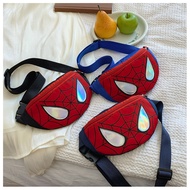 🇲🇾Ready Stocks beg budak Kids Cartoon Spiderman Crossbody bag waits Chest Bag Boy Shoulder Bag Spide