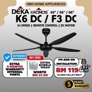 【BEST SELLER🔥】DEKA KRONOS K6DC / K3DC / F66DC / K3 DC / X-ONE DC Motor 24 Speed Remote Control Ceili