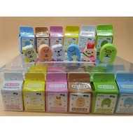Sumikko Gurashi Eraser Cartoon Milk Carton Eraser Cute Shape Children Creative Gift