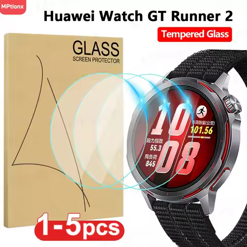 Tempered Glass for Huawei Watch GT Runner 2 Smartwatch Screen Protector HD Anti-Scratch Film for Wat