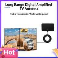 SPVPZ TV Antenna High Gain Stable Transmission Wide Range No Power Required Signal-Reception Ultralight TV DTV Box Digital Antenna Booster Office Supplies