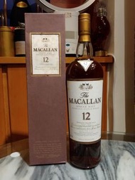 [ 出售 ! ] 麥卡倫 Macallan 12 yo Single Malt Whisky 1000ml ( 草楷 )
