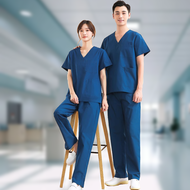 Scrub Suit Baju Scrub Medical For Woman &amp; Man Doctor Nurses Uniform Hospital Scrub Scrub Suit Plus Size Scrub Baju Medical Cotton