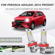 FOR Perodua AXIA(AV) 2014-PRESENT Car LED Headlight H11 Super bright LED car headlights