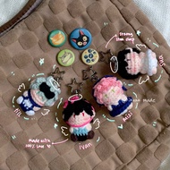 GANTUNGAN ALNST Crochet Keychain / ALNST Knitting Hanger