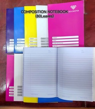 10pcs/ream Composition Notebook for Grade 4 School Notebook 80 leaves (Assorted.Colors)