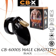 CB-X CB-6000S Black Male Chastity Cock Cage Kit 2.5 Inch (CB-X Authorized Dealer)