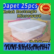 YN11 TERMURAH - Thinwall DM Kotak Persegi Rectangle Microwave 200ml -