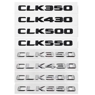 Car Tail Trunk Emblem Sticker Auto Old Style Letter Badge Decoration for Mercedes Benz CLK Class CLK