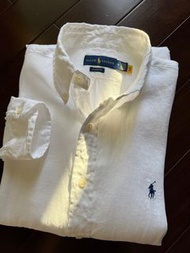 新版 ■ Ralph Lauren ■ 100%麻料 白色 Ⅰ 襯衫 Ⅰ POLO衫 Ⅰ T-SHIRT