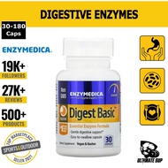 Enzymedica Digest Basic, Essential Enzyme Formula, Support Healthy Digestion 30-180 Counts