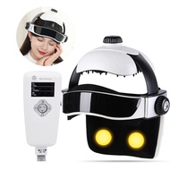 Electric Air Pressure Head Massager Wireless Infrared Heating Helmet Pressure Acupuncture Vibrator Relax Massage Health Care