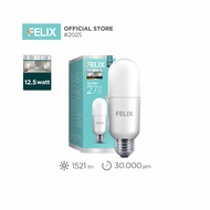 FELIX PREMIUM LED 12.5W Super Bright White 90% Economical E27 Light Bulb Equivalent to 153W 3 Year W