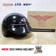 [SIRIM APPROVED] NEW SGV WING HELMET-BLACK