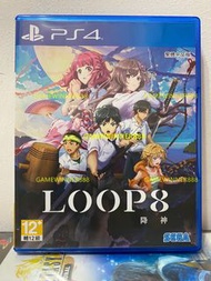 《今日快閃價》（中古二手）PS4遊戲 LOOP8 降神 / LOOP 8 / Loop8 Summer of Gods / LOOP8(ループエイト) 港版中文版