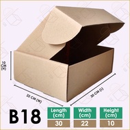 30 x 22 x 10 CM Kotak Bungkusan Packaging Box Carton Box Packing Box Mailer Box Kotak Die Cut Craft 