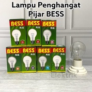 CAHAYA Bess Incandescent Lamp 5W 10W 15W 25W 40W 60W 75W 100W Watt BESS Incandescent Bulb yellow lig