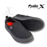 100% Original PALLAS JAZZ 205-024BK Pallas X-Series School Shoes Slip OnBlack Shoe | Kasut Sekolah P