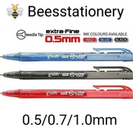 10pcs Gsoft W2 semi Gel ink Pen (0.5/0.7/1.0mm)