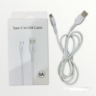 5A charger cable type c fast charging 5A original data cable type c charging cable original cable