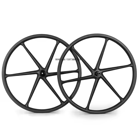 Carbon 6 Spoke Monocoque Wheel for Gravel Bike/MTB Bike/Road Bike/Ebike