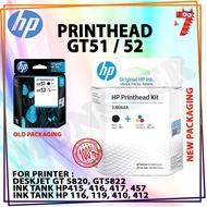 HP GT51/GT52 BLACK/COLOR PRINTHEAD KIT COMBO INK - 3JB06AA