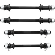 4pcs Bike Solid Axles Bicycle Front Rear Wheel Axle Bike Wheel Hub Axle Bike Repair Tool Accessories