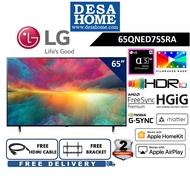 F.O.C SHIPPING & GIFTS LG 65QNED75SRA 65 INCH 4K SMART QNED TV WITH AI THINQ