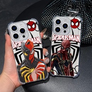 Marvel Spiderman SPIDRE-MAN Clear Phone Case For Samsung A57 A37 A56 5G A55 A54 A53 A17 A16 A15 A06 