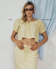 Reverie Sofia ruffle blouse - เสื้อระบาย แขนตุ๊กตา (มี 3 สี)