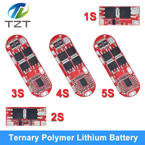 Bms 1s 2s 10a 3s 4s 5s 25a Bms 18650 Li-ion Lipo Lithium Battery Protection Circuit Board Module Pcb