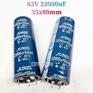 ตัวกรองเครื่องขยายเสียงตัวเก็บประจุ35X100มม. ของแท้1ชิ้น15000UF 80V 100V 22000UF 63V 80V JUNZL