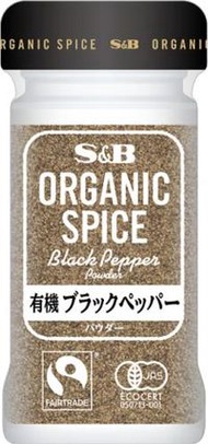 S&B OS有機黑胡椒（P）28g