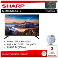 Sharp TV Asas 42 Inci 43 Inci TV Smart Google TV - 2TC42EG1X | 2TC42EG2X  | 2TC42FG1X | 2TC43GH3000X