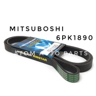MITSUBOSHI Front Engine Belt ALTIS Year 2003 3ZZ (1.6 1.8) Space Wagon 4G69 2004 And Up 2400 6PK1890