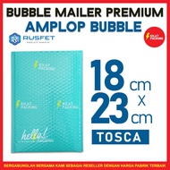 BUBBLE ENVELOPE 18CM X 23CM - BUBBLE MAILER - BUBBLE PACKING HELLO PREMIUM TOSCA