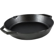 Lodge L8SKL Seasoned Cast Iron Dual Handle Pan, 10.25''