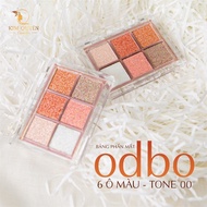 [ODBO] Bảng Phấn Mắt 9 Ô Odbo Kitten Day & Puppy Day Mèo & Cún Con Tặng Kèm Kẹp Tóc