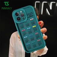 TOOSCI 2025 Year's Calendar phone case for Redmi 10A 9A 9C 9T A1 A2 Note 9S Note 9 Pro Max POCO X3 X