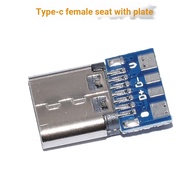 [Large Quantity Can Be Optimized] Double-Sided Positive Negative Plug TYPE-C Female Head Test Board USB-3.1 Four Soldering Points With PCB Socket Connectors