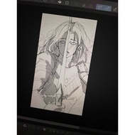 Digital Art Commission Anime Hyper Anime Semi Realistic Drawing art illustration adobe photoshop